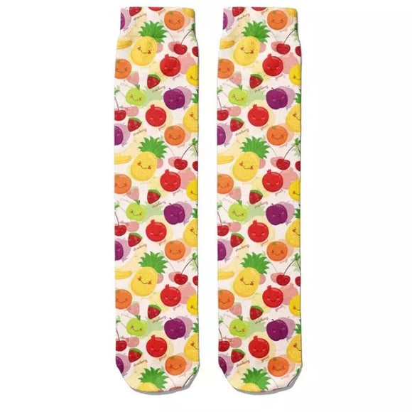*Boot Socks: Fruit Salad
