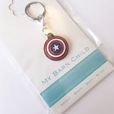 Bridle Charm: Superhero | Avengers ~ Captain America Shield 🇺🇸