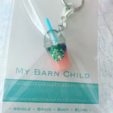 Bridle Charm: Sbux Pink Boba