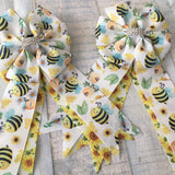 💙 Show Bows: Honey Bee Sunflower