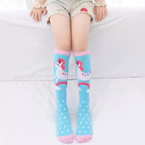 ❣️ Kids’ Socks: Unicorns Blue Sky