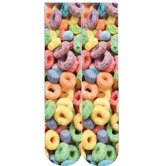🧦 Boot Socks: Fruit Loops