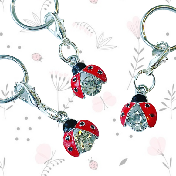 Bridle Charm: Ladybug  Crystal🐞💎 NEW