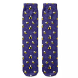🧦 Boot Socks: Bumble Bees Blue *NEW