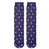 🧦 Boot Socks: Bumble Bees Blue *NEW