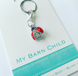 Bridle Charm: Ladybug  Crystal🐞💎 NEW