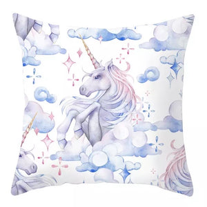 Throw Pillow Cover: Unicorn Dream