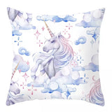 Throw Pillow Cover: Unicorn Dream