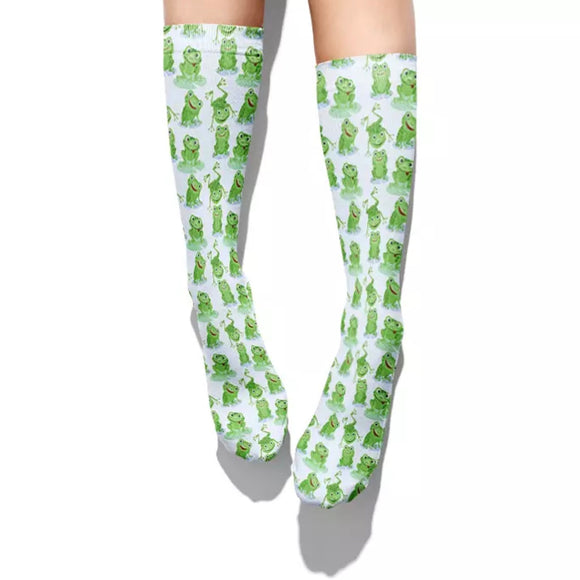 🧦 Boot Socks: Frog Party 🐸🎉 NEW