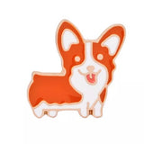 Pin: Red corgi