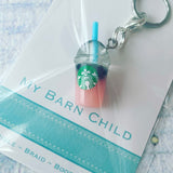 Bridle Charm: Sbux Pink Boba