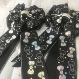 🫶 Show Bows: Bows ~ Holographic/Black 🖤 NEW