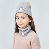 Winter Beanie / Neck Warmer Set: Unicorn ~ Choose Your Color *NEW