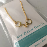 Necklace: Snaffle ~ Gold ~ NEW!