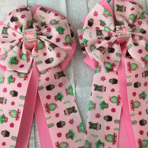 💙 Show Bows: Cactus Pink *NEW