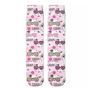 💝 Socks: Cats Fashion Pink
