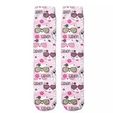 💝 Socks: Cats Fashion Pink