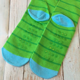 Crew Socks: Cat ~ Blue/Yellow Eyes *CLEARANCE