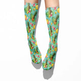 💙 Boot Socks: Pineapple Paradise 🍍🌺