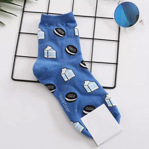 Crew Socks: Milk and Cookies ~ Oreos 🍪