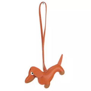 KeyChain / Bag Charm: Loopy Dog ~ Dachshund ~ Orange NEW!