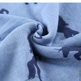 💙 Scarf: Navy Unicorns ~ Pink