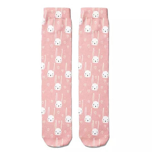 💝 Socks: Bunny Rabbit Pink