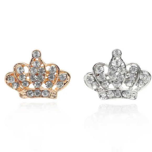 Pin: Crown - Silver or Gold