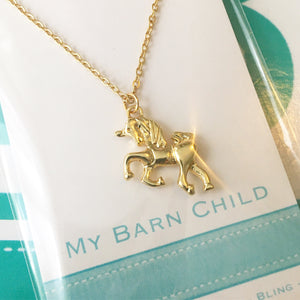 Necklace: Unicorn ~ Gold 🌟 NEW