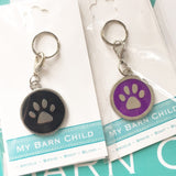 Dog & Cat Collar Charm / Tag ~ Paw Print