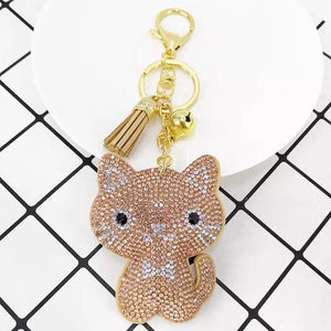 KeyChain / Bag Charm: Sparkle ~ Kitten ~ Tawny 🐱 NEW