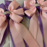 💙 Show Bows: Pink/Lavender *NEW