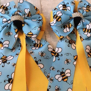 💗 Show Bows: Bees Yellow 🐝 NEW