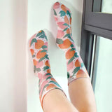 💙 Boot Socks: Peaches 🍑