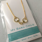 Necklace: Snaffle ~ Gold ~ NEW!