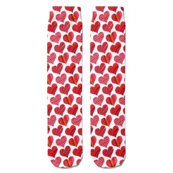 🧦 Boot Socks: Be My Valentine ❤️ NEW