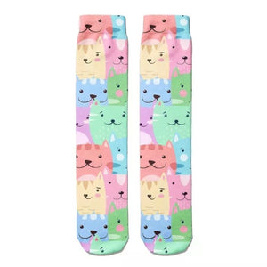 Socks: Cats ~ Pastel 🐱💕