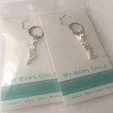 Bridle Charm: Monogram ~ Arial