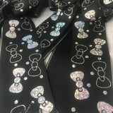 🫶 Show Bows: Bows ~ Holographic/Black 🖤 NEW