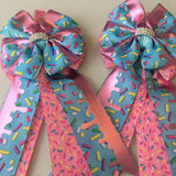 💙 Show Bows: Bubble Gum Sprinkles 🍨🍬 NEW