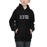 Youth Hoodie: All The Ponies