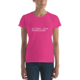Women's short sleeve t-shirt: Not today, Satan. #ponysquishers ✨ NEW ✨