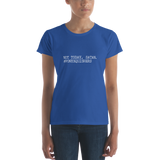 Women's short sleeve t-shirt: Not today, Satan. #ponysquishers ✨ NEW ✨