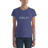 Women's short sleeve t-shirt: Not today, Satan. #ponysquishers ✨ NEW ✨