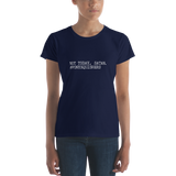 Women's short sleeve t-shirt: Not today, Satan. #ponysquishers ✨ NEW ✨
