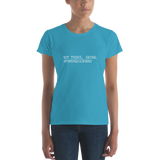 Women's short sleeve t-shirt: Not today, Satan. #ponysquishers ✨ NEW ✨