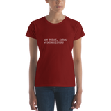 Women's short sleeve t-shirt: Not today, Satan. #ponysquishers ✨ NEW ✨