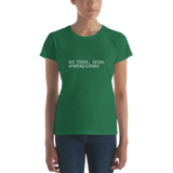 Women's short sleeve t-shirt: Not today, Satan. #ponysquishers ✨ NEW ✨
