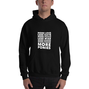 Unisex Hoodie: More Ponies