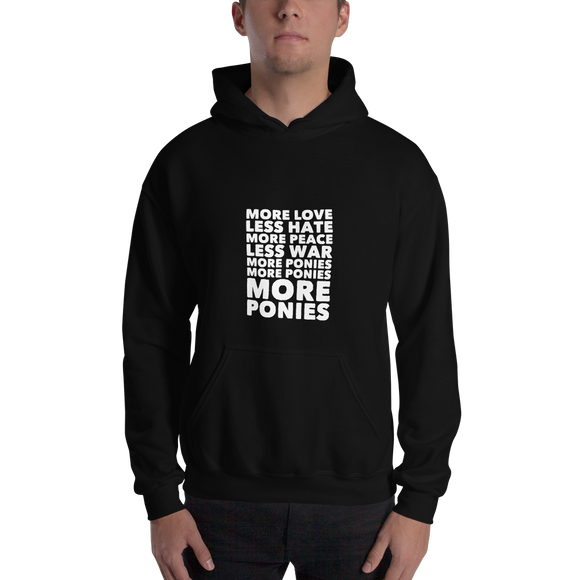 Unisex Hoodie: More Ponies